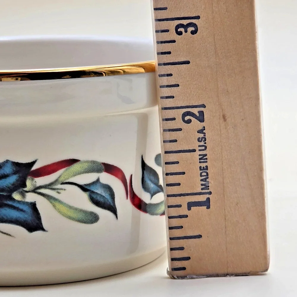 Lenox Winter Greetings Cardinal Dip Bowl 4.5
